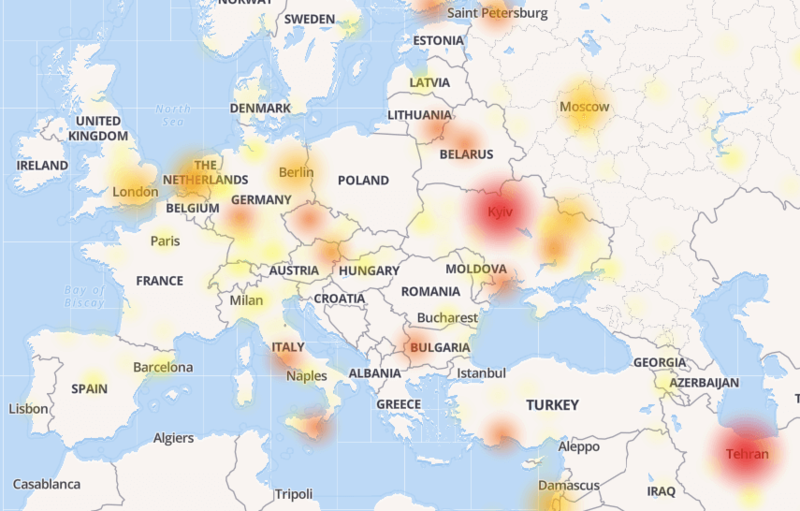 Иллюстрация: Downdetector