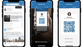 LinkedIn использует QR-коды, чтобы упростить обмен контактами 