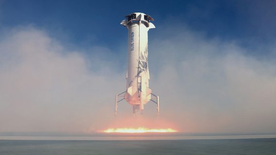 Blue Origin Безоса отправит первых туристов в космос в апреле