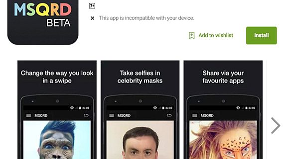 Вирусное белорусское приложение MSQRD появилось на Android 