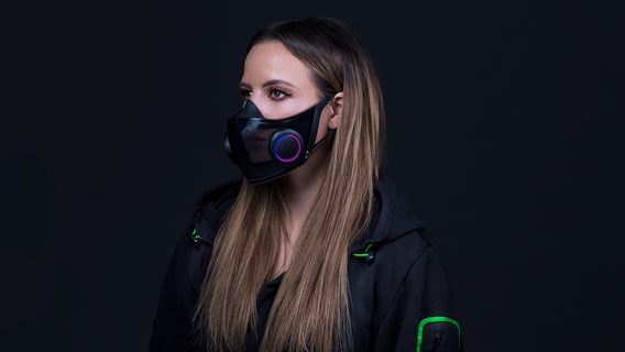 Razer показала защитную маску со светодиодами