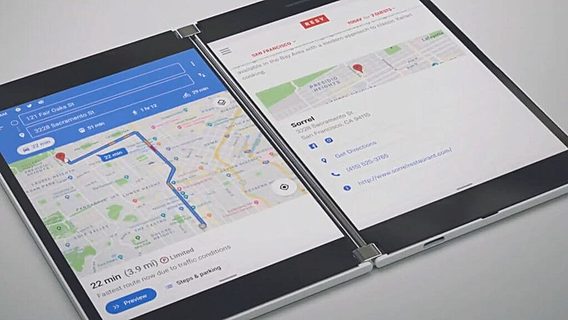 Microsoft выпустила превью-версию SDK для смартфонов с двойным экраном 