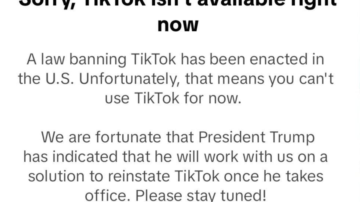 TikTok отключил сервис в США, но ненадолго благодаря Трампу