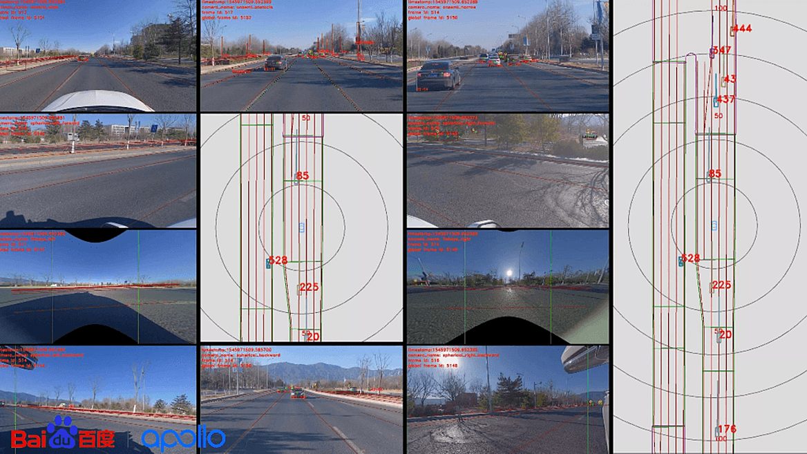 Baidu представил Apollo Lite — систему беспилотного вождения без радаров и лидаров 