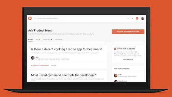 Product Hunt запустил сервис вопросов и ответов для стартаперов 