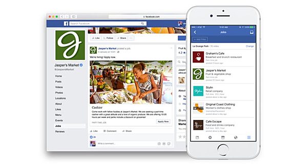 Facebook запускает сервис по поиску работы 