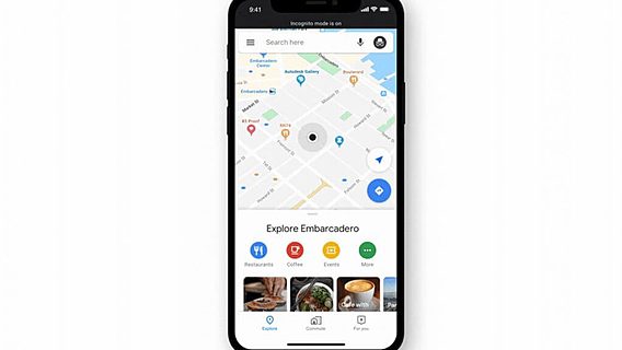 Google запустила режим инкогнито в «Картах» на iOS 