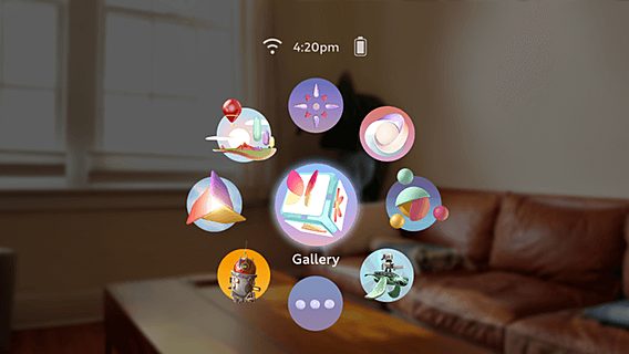 Magic Leap показала элементы операционной системы для смешанной реальности 