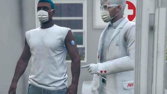 Pfizer вакцинировала персонажей GTA