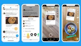 Твиты можно будет напрямую вставлять в Snapchat и Instagram