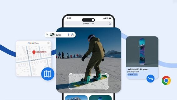 У Chrome для iOS з'явіўся адначасовы пошук па фота і тэксце