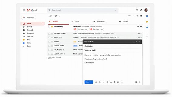 В Gmail появилась функция отложенной отправки писем 