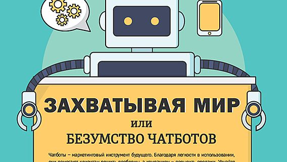 Инфографика: прошлое и настоящее чатботов для бизнеса 