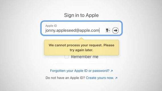 Пользователи жалуются, что не могут войти в Apple ID по всему миру