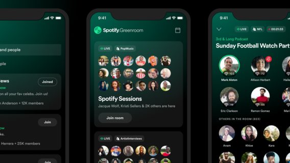 Теперь и у Spotify. Вышел ещё один клон Clubhouse