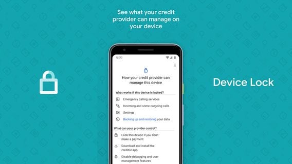Google сделала приложение для блокировки взятых в рассрочку смартфонов из-за неуплаты