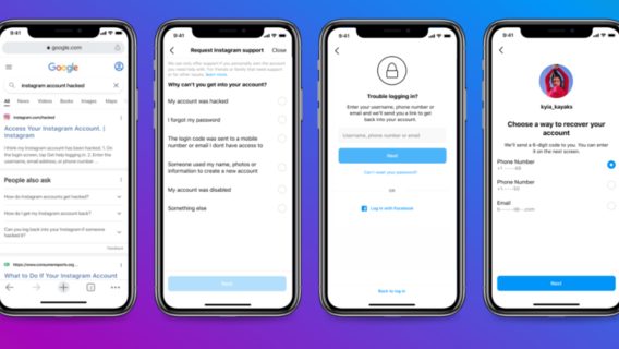 Instagram сделал единую страницу для восстановления аккаунтов
