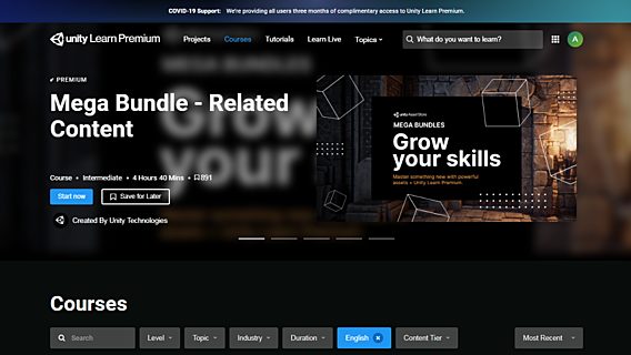 Unity открыла бесплатный доступ к премиумным курсам для геймдевелоперов