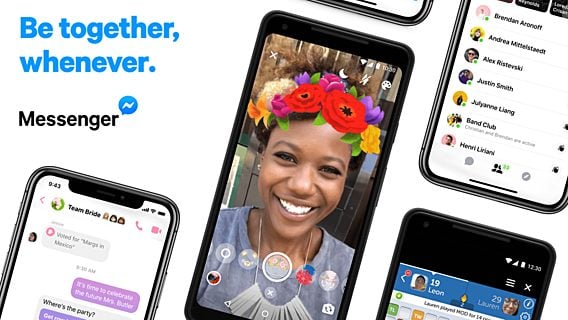 Facebook упростила дизайн приложения Messenger и обещает «тёмный режим» 
