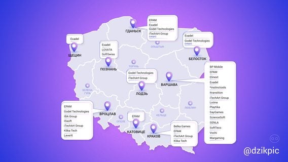 Карта кампаній з беларускімі каранямі ў Польшчы. Вакансіі і заробкі