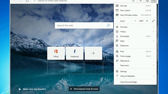 Microsoft выпустила Chromium Edge для Windows 7 и 8 