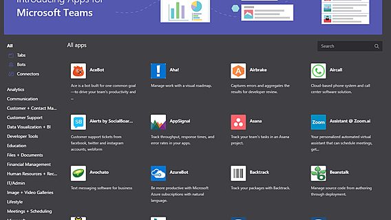 Microsoft добавила магазин приложений в собственный «конкурент Slack» 