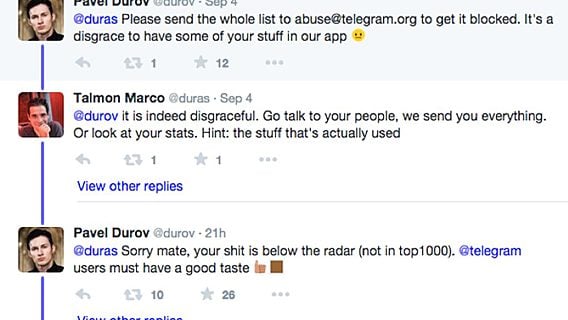 Основатели Viber и Telegram устроили перепалку в Twitter 