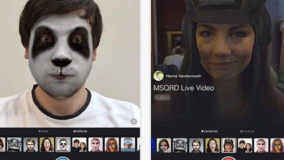 В MSQRD появились видеотрансляции Facebook Live (видео) 