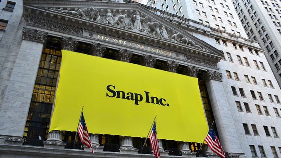 Разработчик Snapchat обрушился на 30% на негативных прогнозах