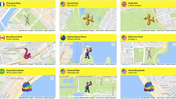 Галерея размером с планету: Snapchat запускает функцию AR-выставок 