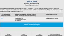 Роскомнадзор заблокировал Twitter в России