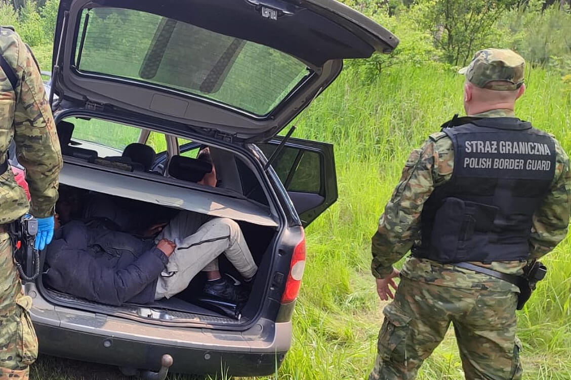 Belarusian man arrested in Poland, accused of transporting irregular migrants