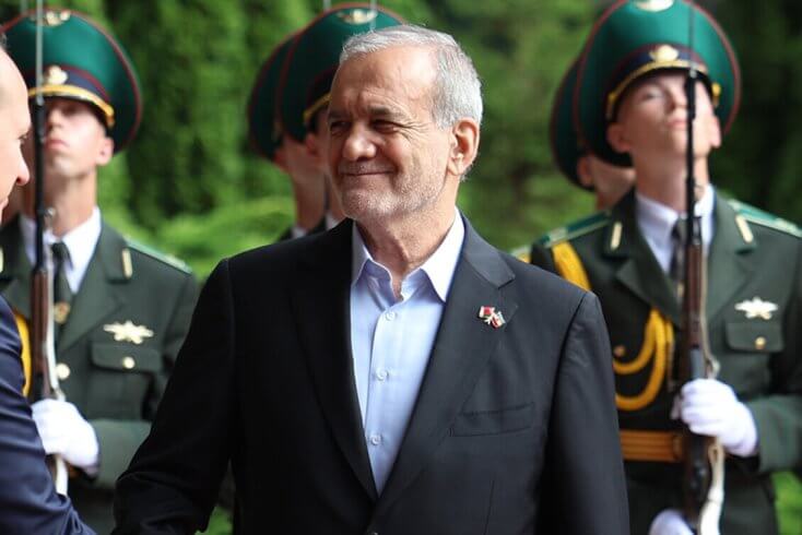 Iran's president criticizes US, Western sanctions during Minsk visit