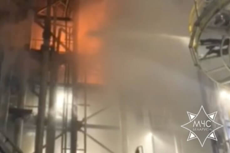 Пажар на нафтаперапрацоўчым прадпрыемстве "Нафтан" ліквідаваны