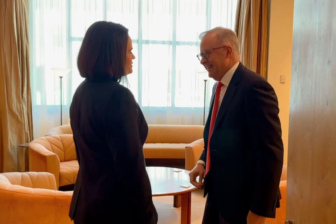 Прэм'ер Аўстраліі на сустрэчы з Ціханоўскай выказаў 