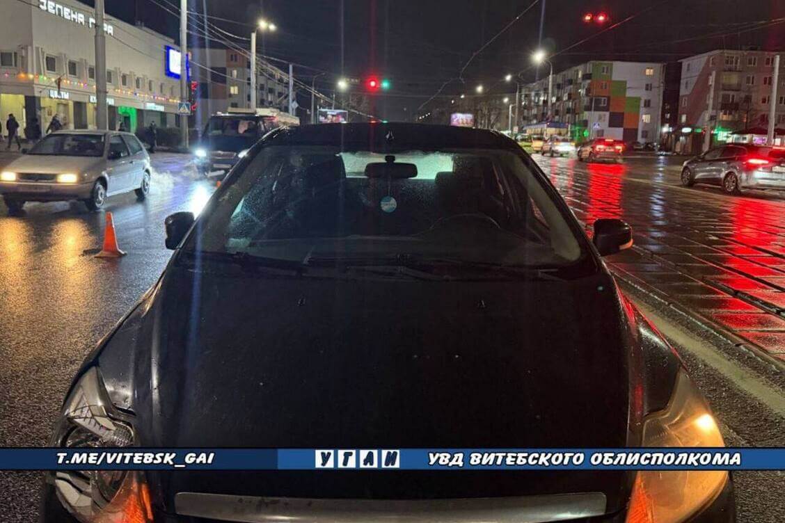 70-летний пешеход погиб в ДТП в Витебске