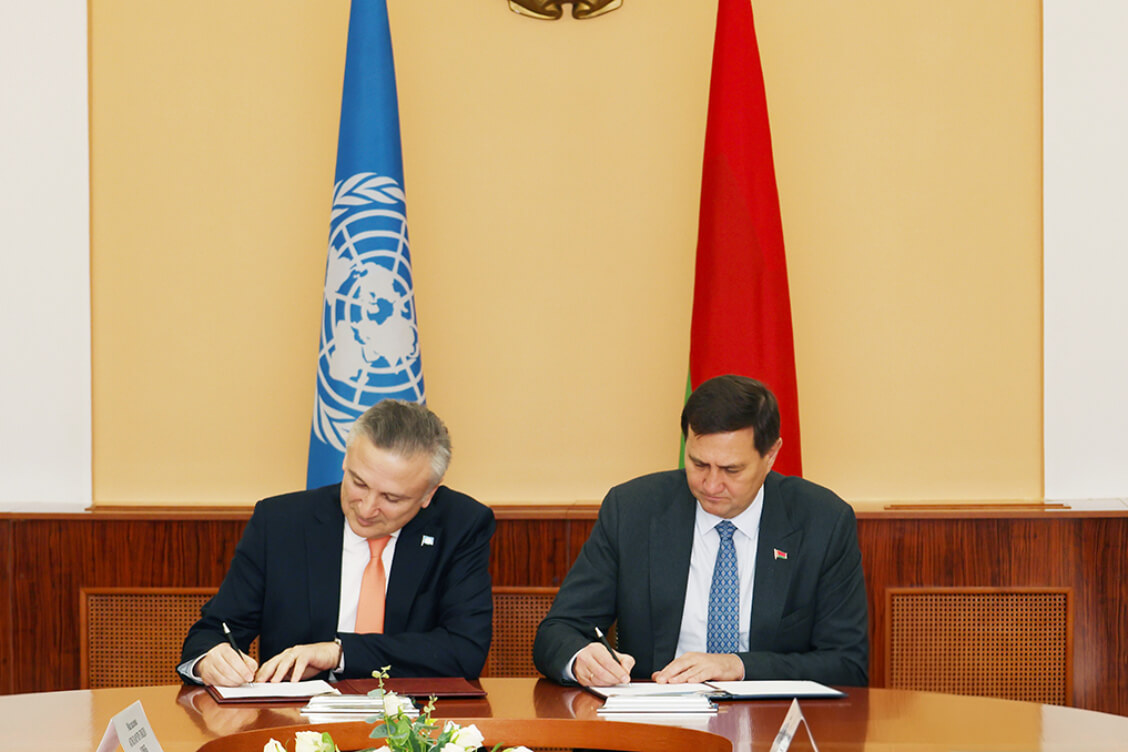 Беларусь і ААН падпісалі пяцігадовую праграму супрацы, раней Мінск сур'ёзна крытыкаваў арганізацыю