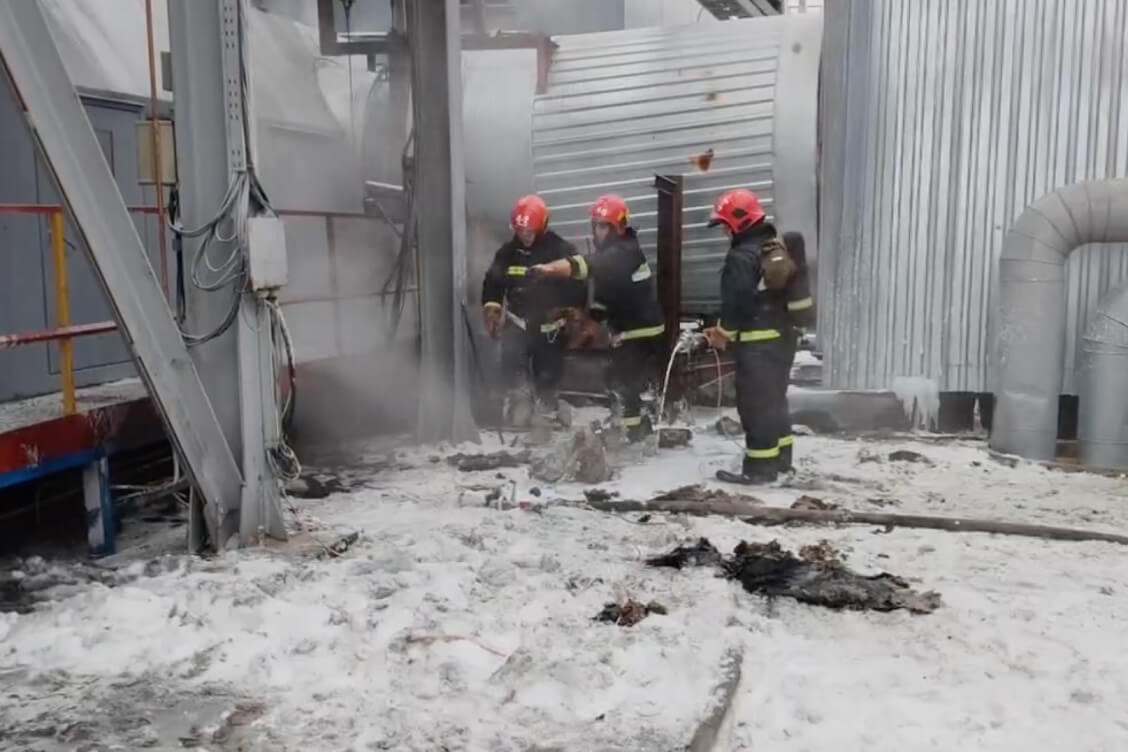 На Березовской ГРЭС произошел пожар, повреждены коммуникационные кабели