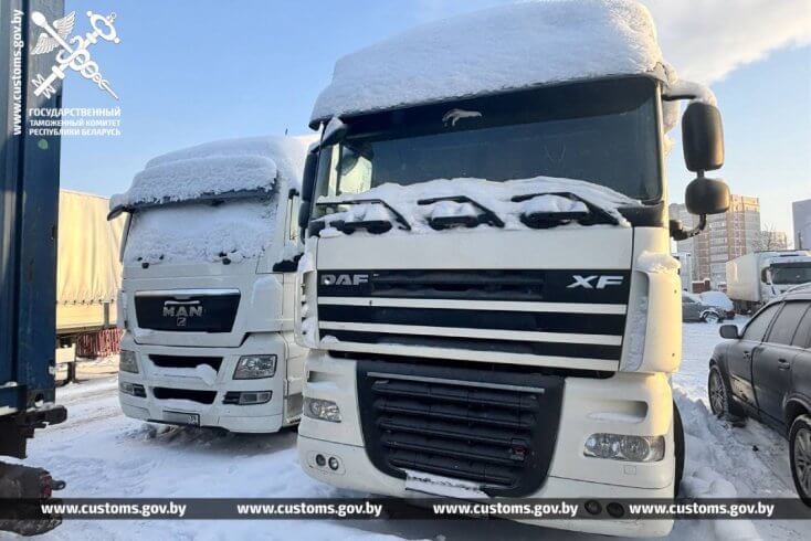 Распачатая крымінальная справа за незаконны ўвоз у Беларусь з Літвы 13 цягачоў