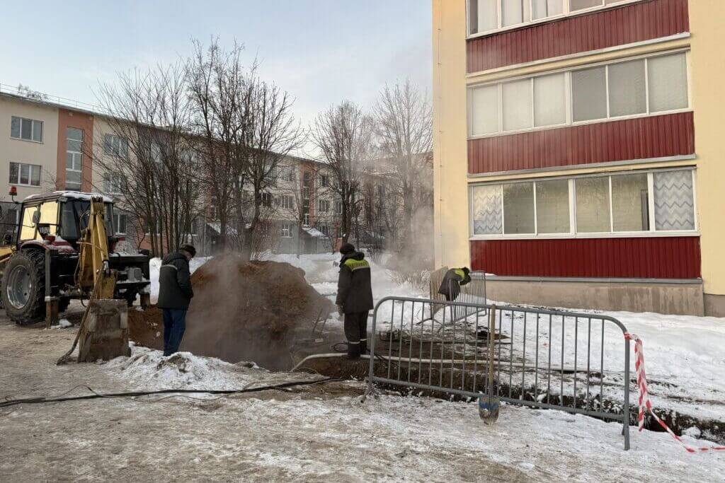 Из-за аварии в Смолевичах нарушено отопление в 47 многоквартирных и 16 частных домах
