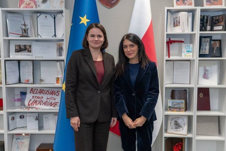 Тихановская обсудила с вице-президентом ЕП поддержку европейской перспективы для Беларуси