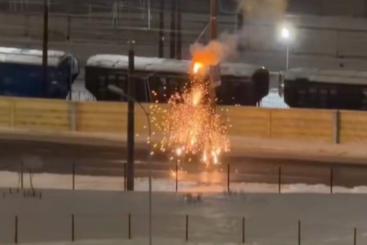 Галалёд пашкодзіў тралейбусныя лініі ў розных раёнах Мінска