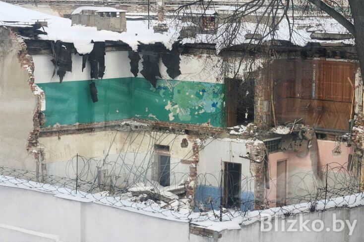 Пачаўся знос будынкаў “Валадаркі” — былога мінскага СІЗА № 1