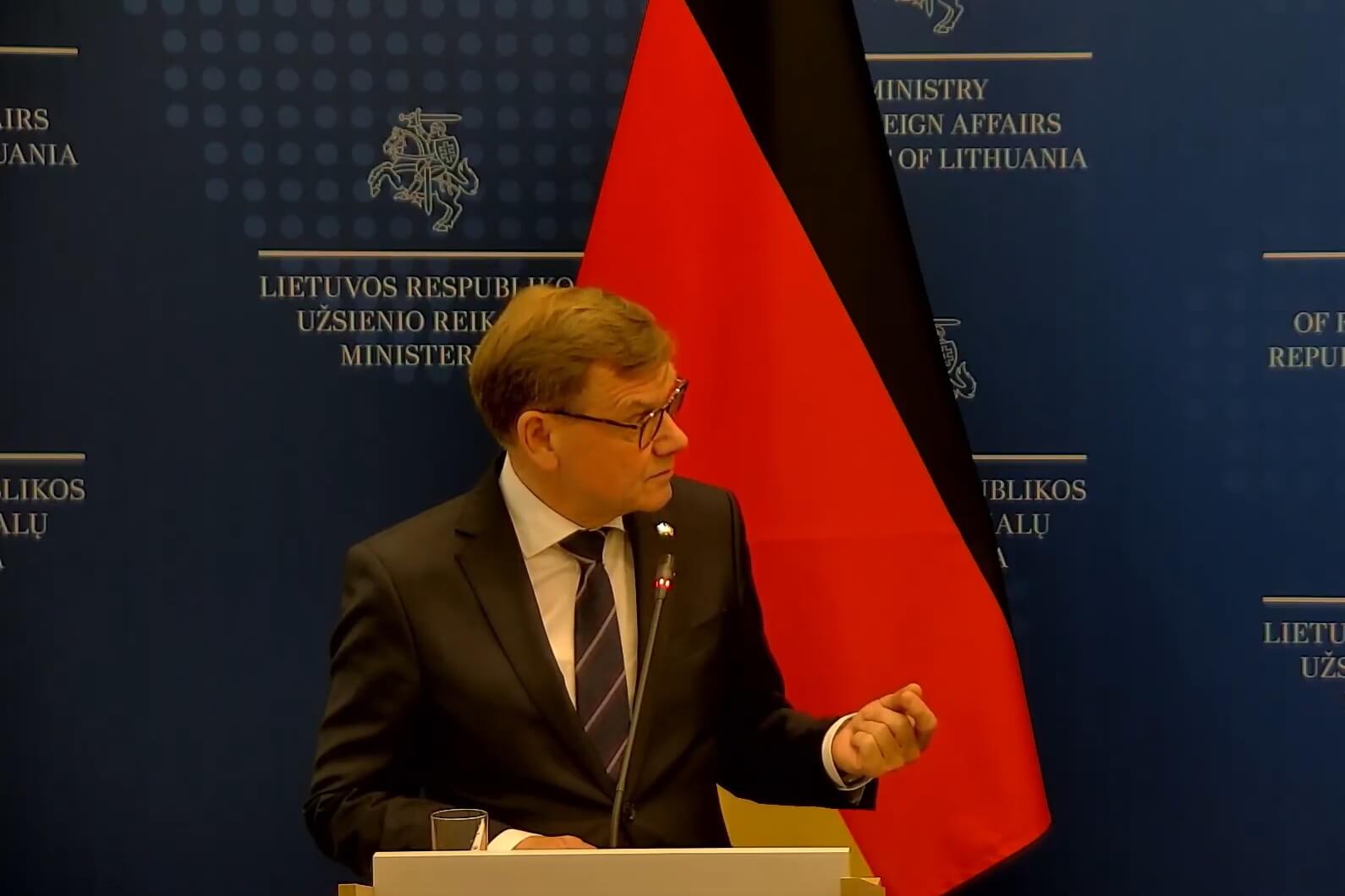 Germany’s top diplomat: smuggling from Belarus to Lithuania must not go unpunished