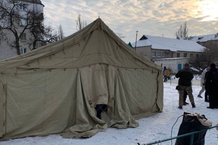 Belarusians in Kyiv seek donations for expanding their warming point