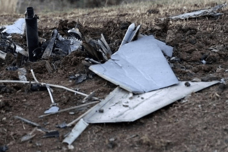 У Гомельскім раёне знойдзеныя абломкі беспілотніка