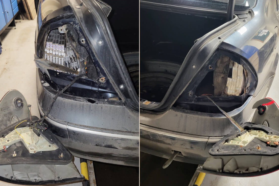 25-летний житель Вильнюсского района может лишиться автомобиля из-за незаконной перевозки белорусских сигарет