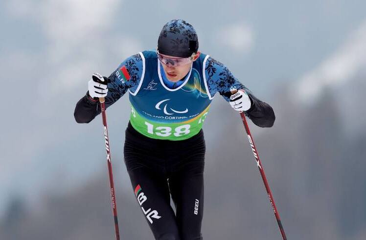 Беларускі лыжнік Раман Свірыдзенка выйграў другі медаль на Паралімпіядзе