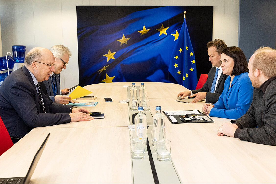 Ціханоўская зноў сустрэлася з камісарам ЕС па абароне Кубілюсам — другі раз менш як за месяц