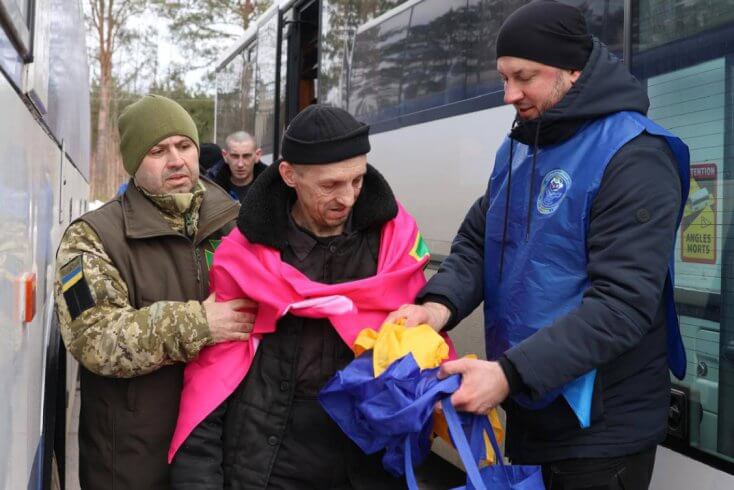 Украіна і РФ правялі трэці сёлета абмен палоннымі праз тэрыторыю Беларусі